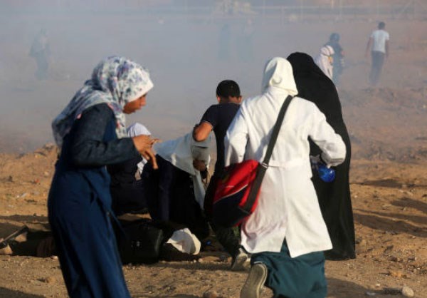 +130 Women Wounded by Israeli Soldiers in Gaza Rally
