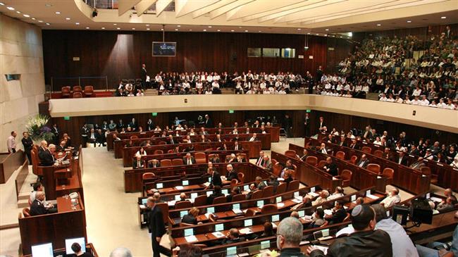 A general view of Israeli parliament Knesset in session
