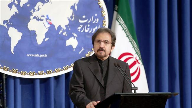 Iranian Foreign Ministry spokesman Bahram Qassemi addresses reporters during his weekly news briefing in Tehran in this undated photo.
