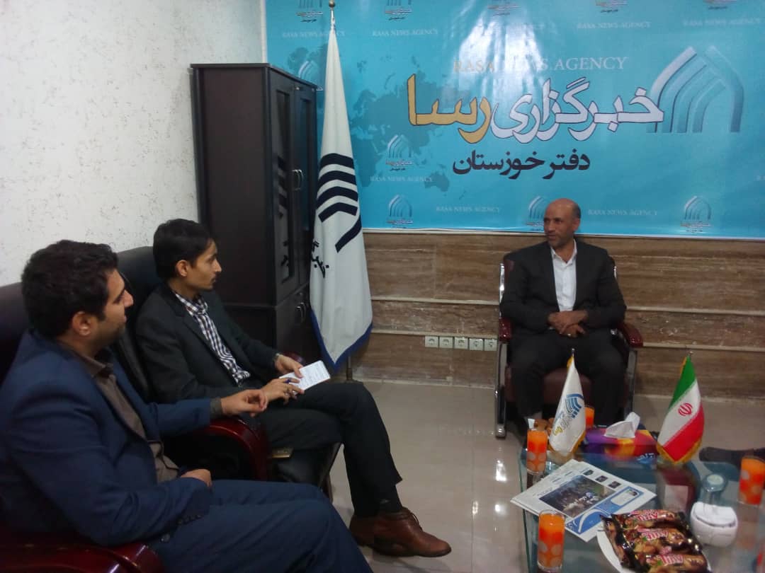 مدیر کل فنی و حرفه ای خوزستان از دفتر خبرگزاری رسا در خوزستان
