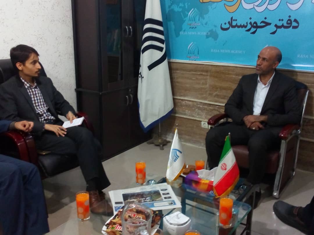 مدیر کل فنی و حرفه ای خوزستان از دفتر خبرگزاری رسا در خوزستان
