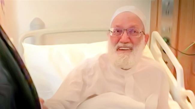 This file photo shows top Bahraini Shia cleric Sheikh Isa Qassim.
