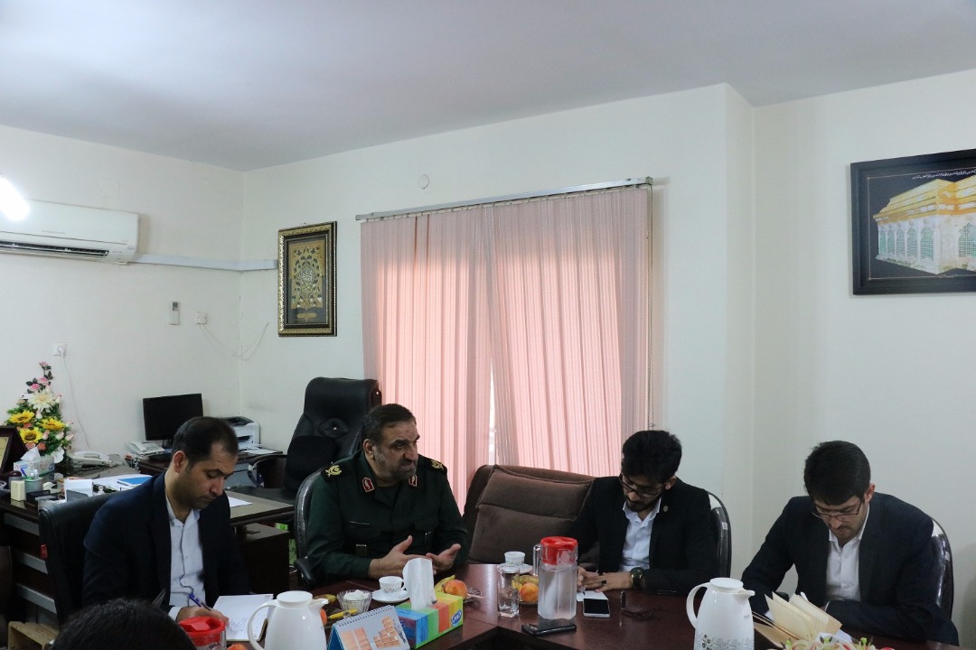 جلسه هم افزایی و اجرای برنامه های مشترک با محوریت کتاب و دفاع مقدس در خوزستان