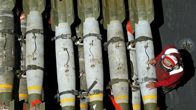 Raytheon Mark 82 general-purpose free-fall bombs (File photo by AFP)
