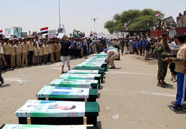 Thousands Attend Funerals of Children Killed in Yemen Bus Attack 