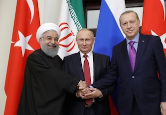 سران ایران، روسیه و ترکیه
