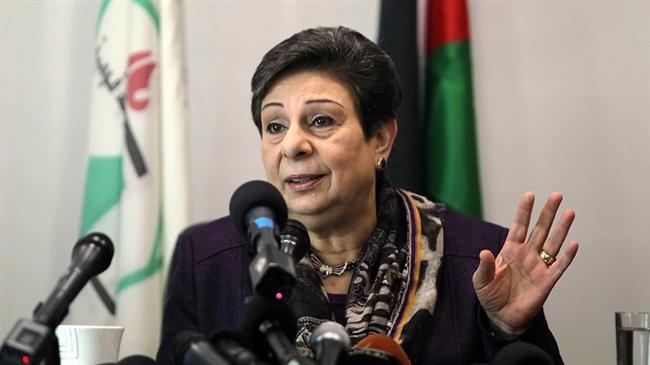 Hanan Ashrawi, a member of the Executive Committee of the Palestine Liberation Organization (PLO)