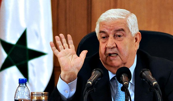 Syrian Foreign Minister Walid Muallem