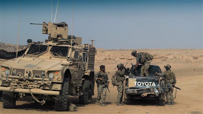 US-backed forces are pictured near the village of Susah in the eastern province of Dayr al-Zawr, near the Syrian border with Iraq on September 13, 2018. (Photo by AFP)