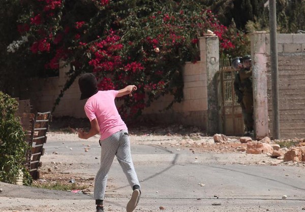 Israeli Soldiers Clash with Palestinian Protesters in West Bank City of Nablus 