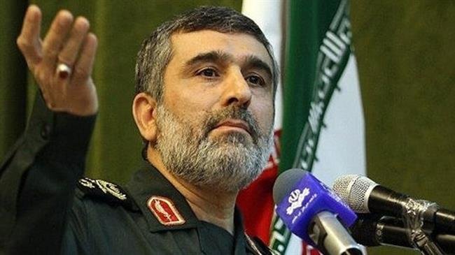 Brigadier General Amir Ali Hajizadeh, the commander of the IRGC’s Aerospace Force
