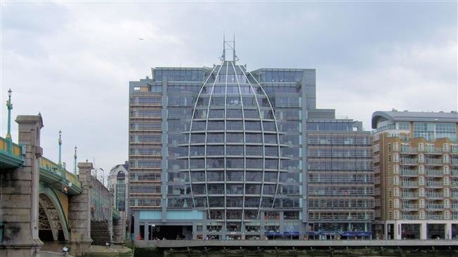 File photo shows a view to the headquarters of the British media regulator Ofcom in London.
