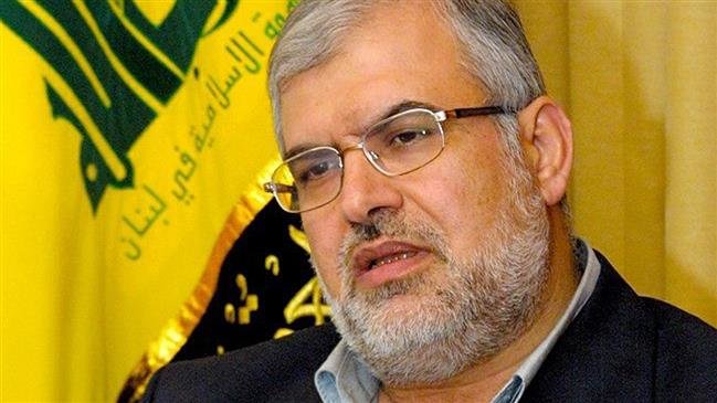 Head of the parliamentary bloc of the Lebanese Hezbollah resistance movement, Mohammad Raad (Photo by the English-language Daily Star newspaper)
