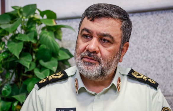 The Iranian Police Chief Brigadier General Hossein Ashtari