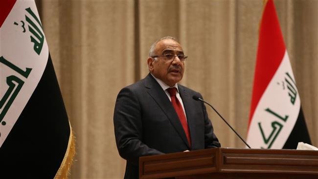 Adel Abdul-Mahdi, the new prime minister, addresses the Iraqi parliament, October 24, 2018, in Baghdad. (Photo by AFP)
