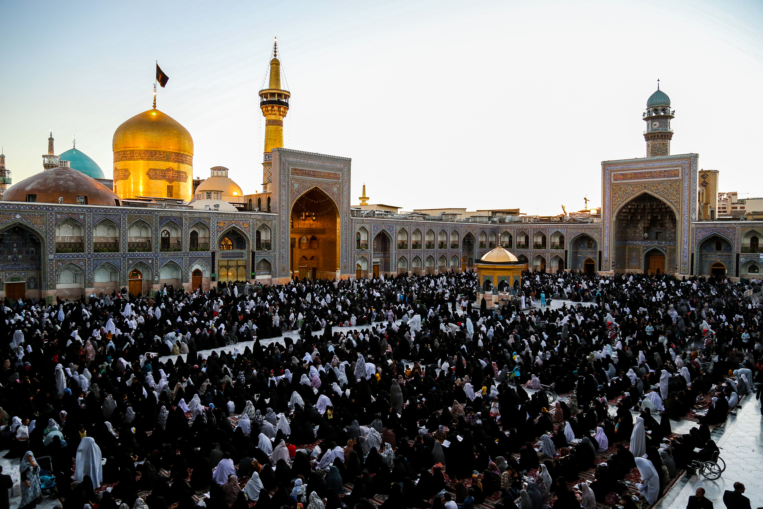 The Holy Shrine of Imam Reza at Mashhad is the largest Shi