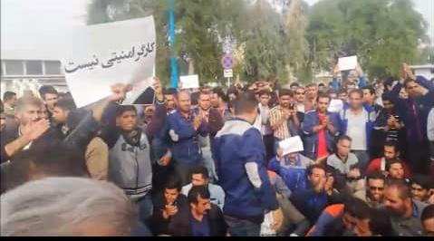 حضور طلاب اهوازی در میان کارگران نیشکر هفت تپه
