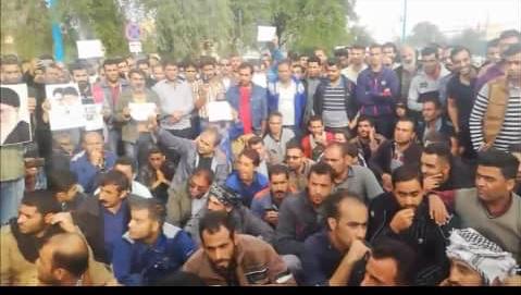 حضور طلاب اهوازی در میان کارگران نیشکر هفت تپه