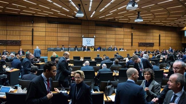 A meeting of the IAEA Board of Governors in Vienna on November 22, 2018 (Photo by AFP)
