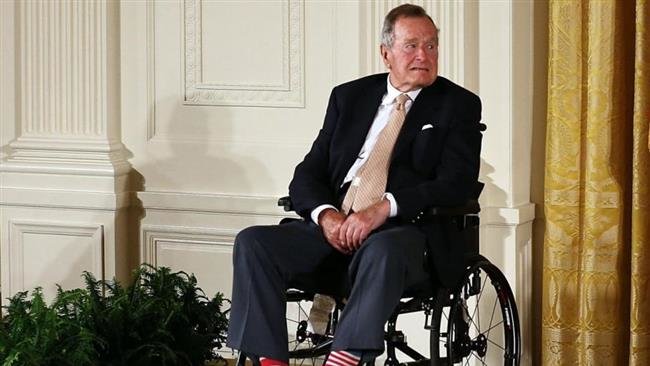US former President George H.W. Bush