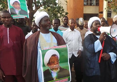 Free Sheikh Zakzkay Protest Held in Abuja, Nigeria