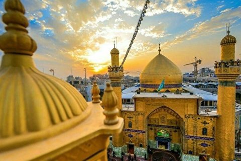 Unveiling of the restored southern minaret of Holy Shrine of Imam Ali