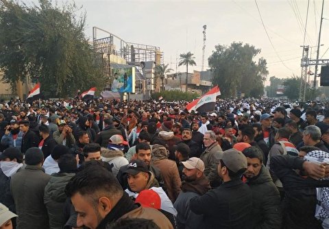 Iraqis march in 'millions' to call for expulsion of US troops
