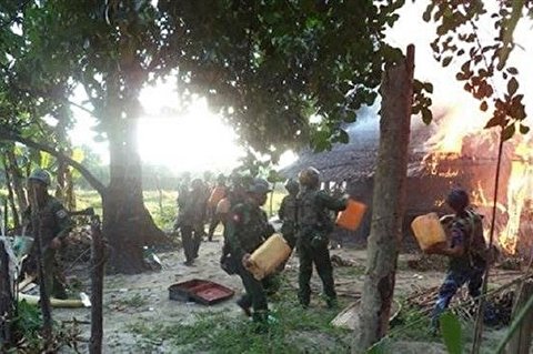 Myanmar Army Shells Rohingya Village, Kills Two Women