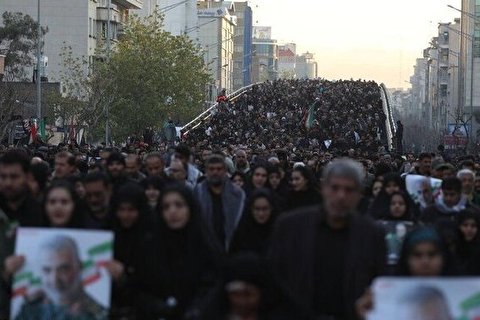 Millions pack Tehran streets to pay homage to Gen. Soleimani