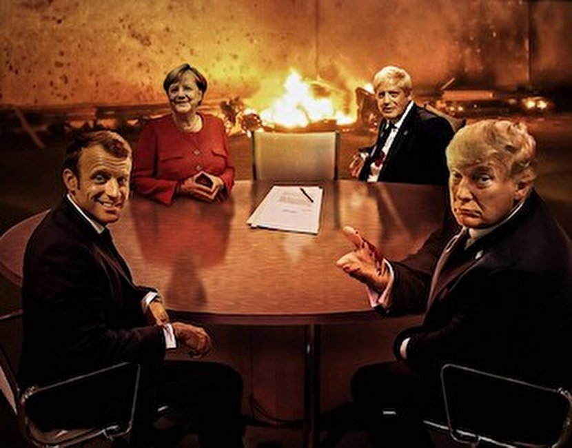 Gentlemen At The Negotiating Table, Terrorists Of Baghdad Airport