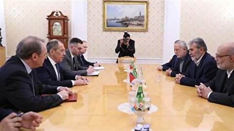 Islamic Jihad chief, Russian FM discuss US Mideast scheme, Palestinian unity