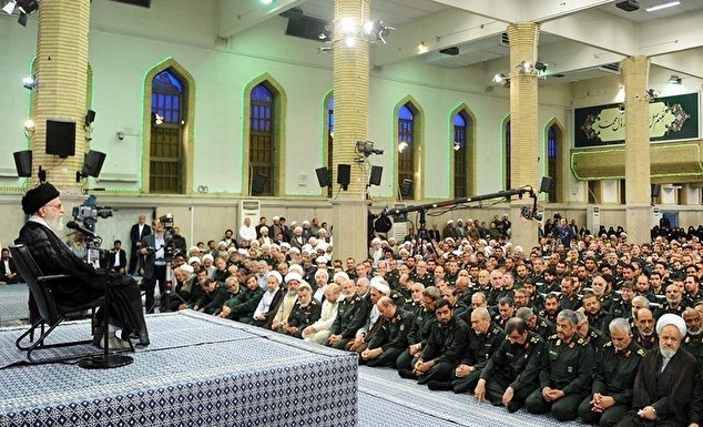 The Supreme Leader offers thanks, appreciation to the IRGC