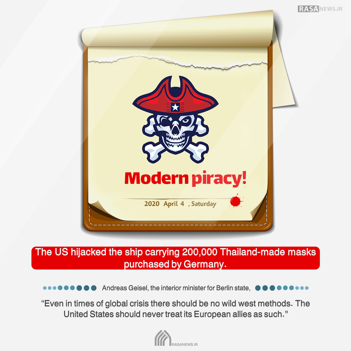 Poster | Modern piracy!