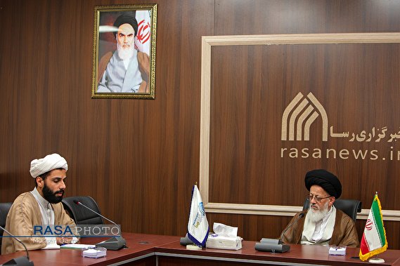Ayatollah Sayyed ‎Mojtaba Hoseyni, the representative of the Supreme Leader of the Islamic Revolution in ‎Iraq, visited Rasa News Agency ‎