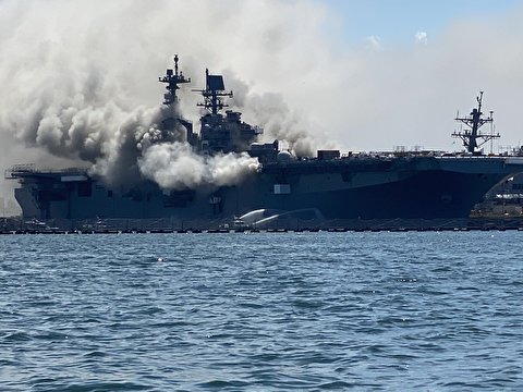 What caused blaze on US Navy ship? A false flag or cyberattack?