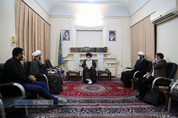 Rasa News Agency CEO meets with Ayatollah Hoseyni-Bushehri