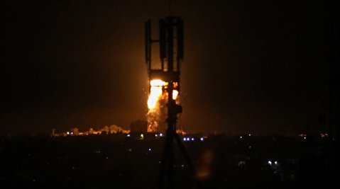 Israeli warplanes launch fresh airstrike in Gaza