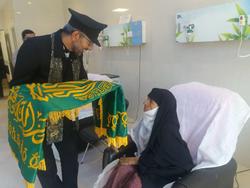 سفیران امام هشتم از بیماران سرطانی بیرجند عیادت کردند