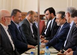 دیدار معاون رییس دفتر سیاسی حماس با معاون سیاسی وزیر امور خارجه