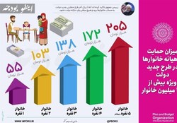 پول افزایش قیمت بنزین چگونه بین خانواده‌ها تقسیم می شود؟ +نمودار