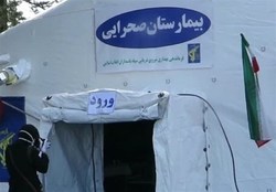 نیروی دریایی سپاه بیمارستان صحرایی ۴۰ تختخوابی در دشتستان راه‌اندازی کرد