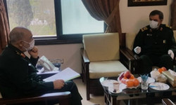 دبیر مجمع تشخیص مصلحت نظام با فرمانده کل سپاه دیدار کرد