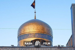 سیاه پوش شدن حرم امام رضا