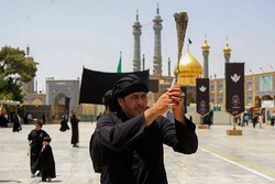 عزاداری شهادت حضرت امام محمد باقر (علیه السلام) در حرم کریمه اهلبیت (ع)