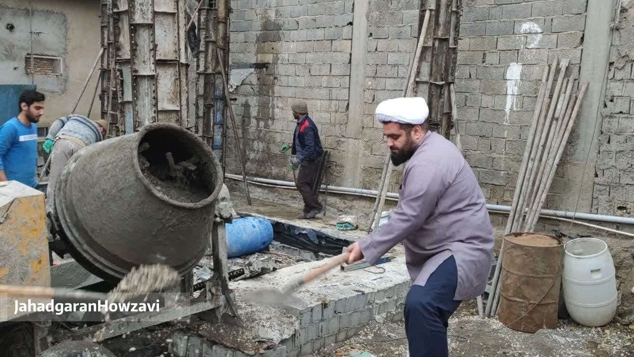 برگزاری اردوی جهادی توسط جمعی از طلاب جهادی مدرسه علمیه خاتم الانبیاء بابل