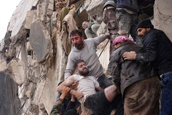 آمار جدید قربانیان زلزله سوریه و انتقاد بشار اسد از سیاست دوگانه غرب