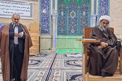 برگزاری آیین جشن میلاد امام زمان در درس خارج فقه آیت الله فاضل لنکرانی