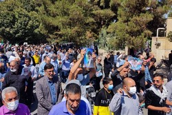 مردم تهران در محکومیت اغتشاشات اخیر راهپیمایی کردند