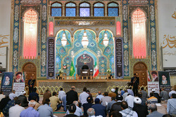 مراسم شام رحلت امام و گرامیداشت شهدای ۱۵ خرداد در حرم حضرت معصومه