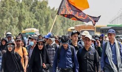برگزاری مراسم پیاده‌روی جاماندگان اربعین در کرمانشاه